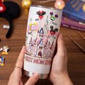 Personalized Best Mom Ever Tumbler with Magic Castle Design - Gift for Mother's Day Tumbler GradoCreations