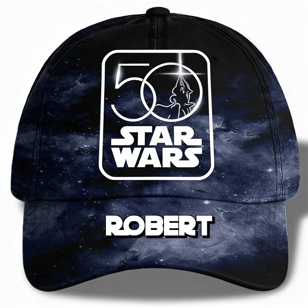 Personalized Classic Cap Star Wars 50th Anniversary Gift for Movie Fans