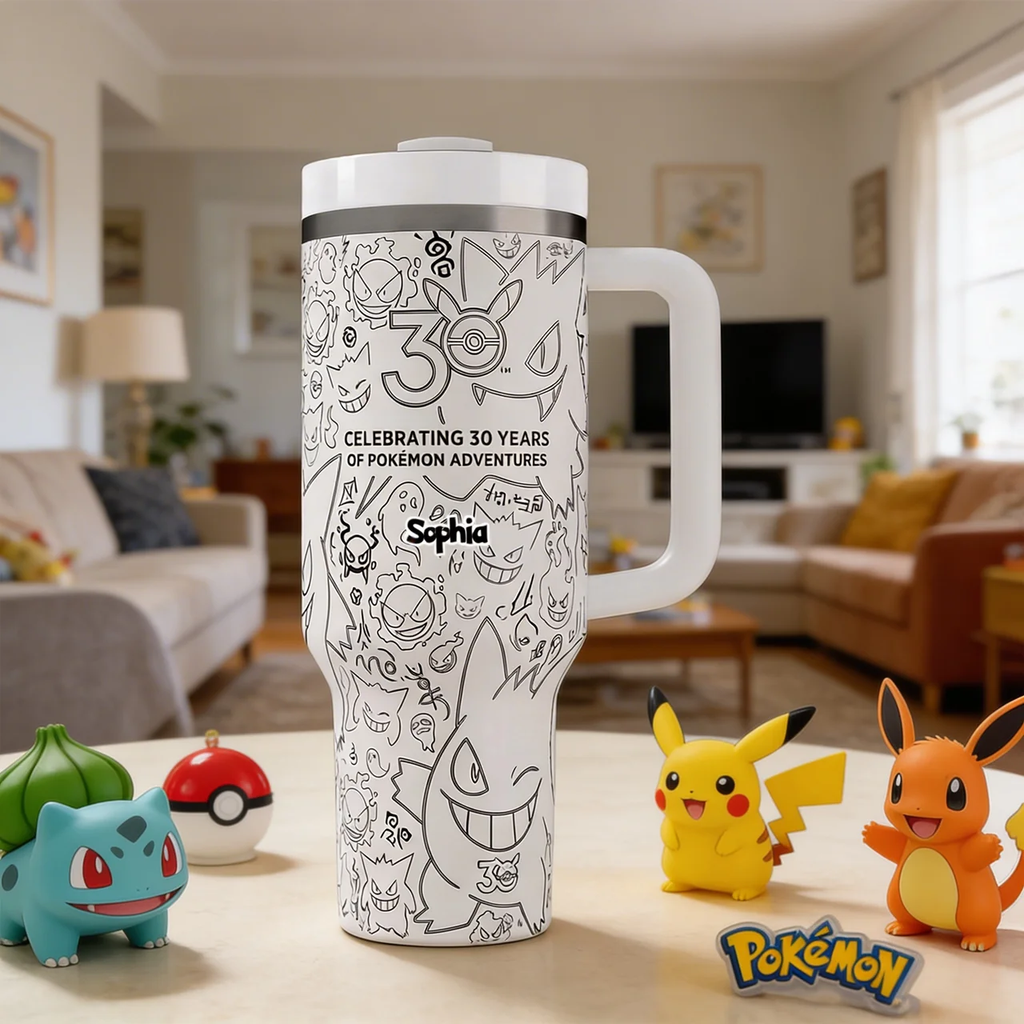 Personalized 30th Anniversary Tumbler Gift for Movie Fans