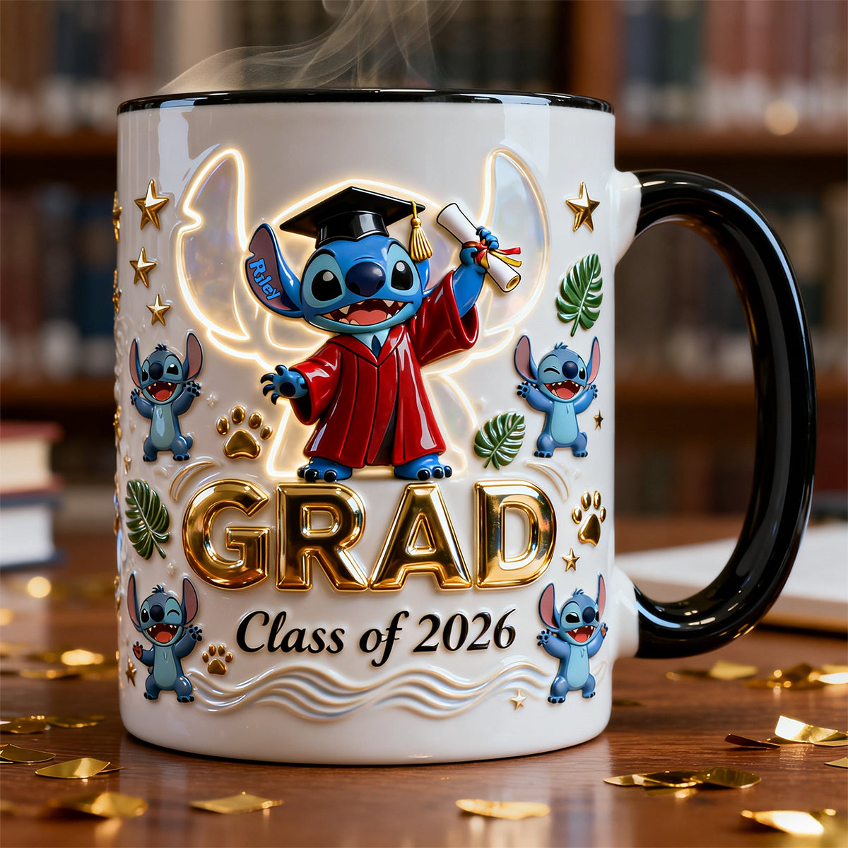 Personalized Color Changing Graduation Mug for Movie Fans