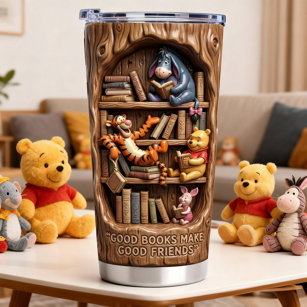 Personalized Tumbler Good Books Make Good Friends Gift for Book Lovers