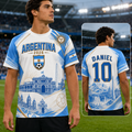 Personalized Argentina Soccer Jersey 2026 Gift for Football Fans