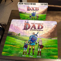Personalized Dad Puzzle 'Children of the Wild' Custom Gift