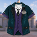 Personalized Gothic Costume Shirt for Kids | Spooky Halloween Gift AOP Shirt GradoCreations