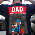 Personalized Dad Shirt The Man The Myth The Legend Gift