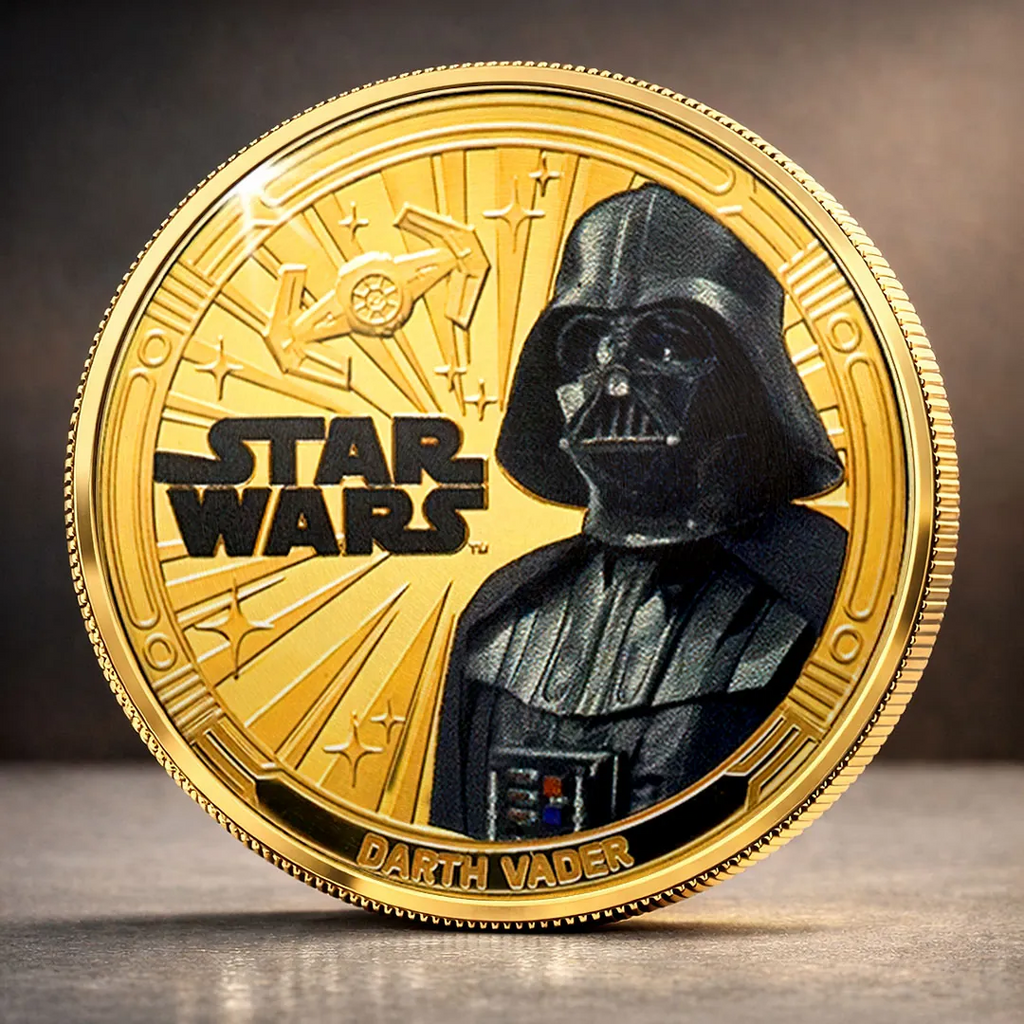 Personalized Star Wars Commemorative Coin for Movie Fans Gift
