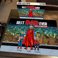 Personalized Superhero Puzzle Best Dad Ever with Kids Gift