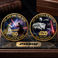 Personalized Star Wars Commemorative Coin Custom Gift for Movie Fans