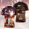 Personalized Star Wars 50th Anniversary All Over Shirt Gift for Movie Fans