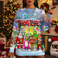 Personalized Thug Life Ugly Christmas Sweater Gift for Fans