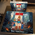 Personalized Superhero Puzzle Best Mom Ever Gift for Mom