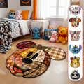 Personalized Tufted Rug with Pumpkin Design for Family Halloween Gift Tufted Rug GradoCreations