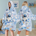 Personalized Blanket Hoodie Custom Name Gift for Kids & Adults Blanket Hoodie GradoCreations