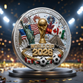 2026 World Cup Commemorative Coin Collectible Gift for Fans