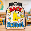 Personalized Cute Pocket Monsters Backpack Set for Kids - Back to School Gift School Bag+ GradoCreations