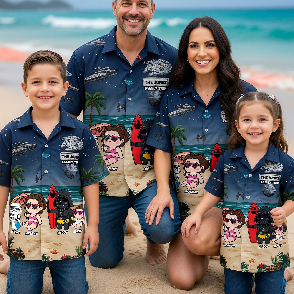 Personalized Hawaiian Shirt Family Vacation Gift for Travelers Hawaiian Shirt GradoCreations