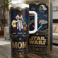 Personalized Star Wars Tumbler with Mom Design - Gift for Her Tumbler GradoCreations