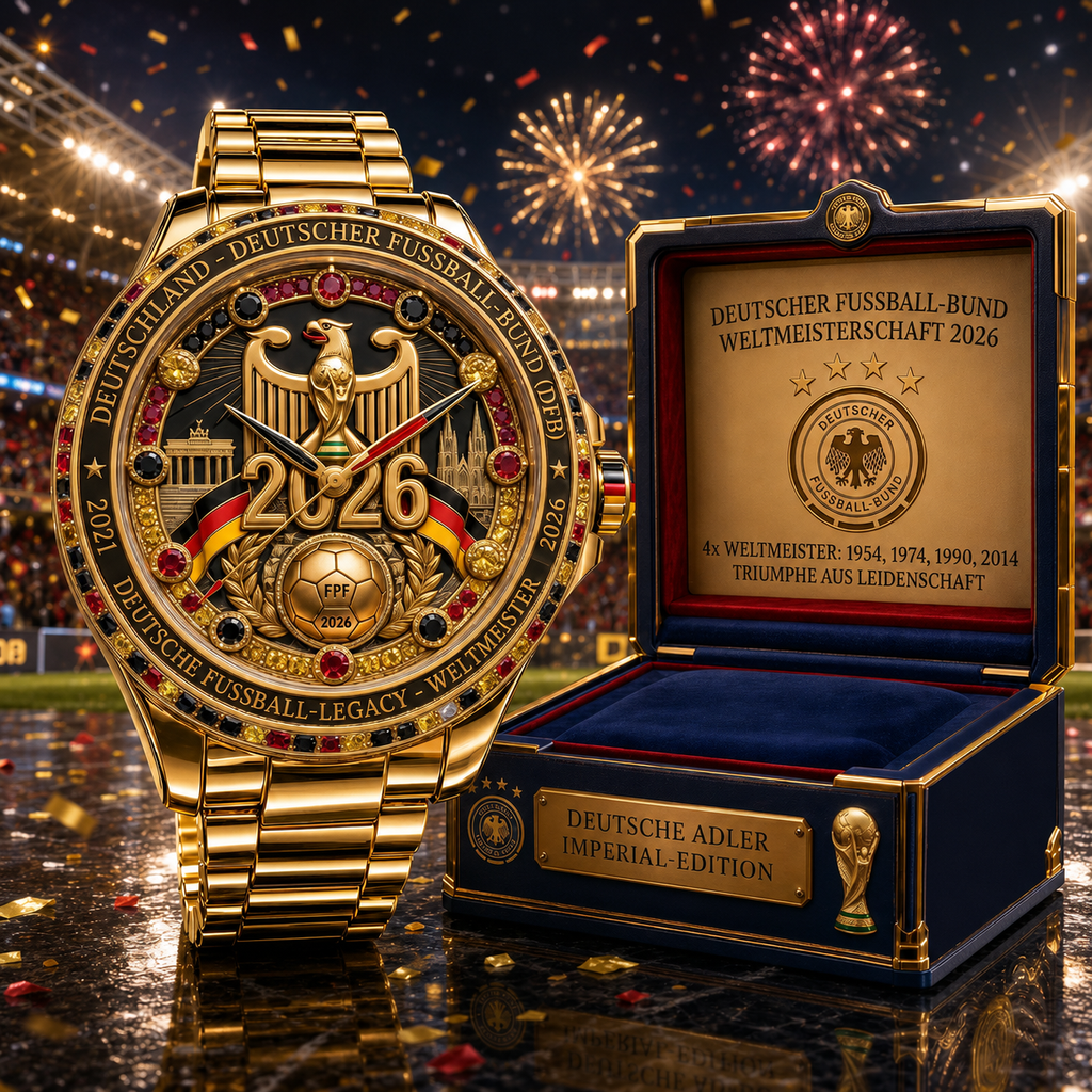 Men's Soccer Championship Watch 2026 Customizable Gift for Football Fans