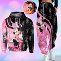 Personalized Minnie Mouse Hoodie & Sweatpants Gift for Her