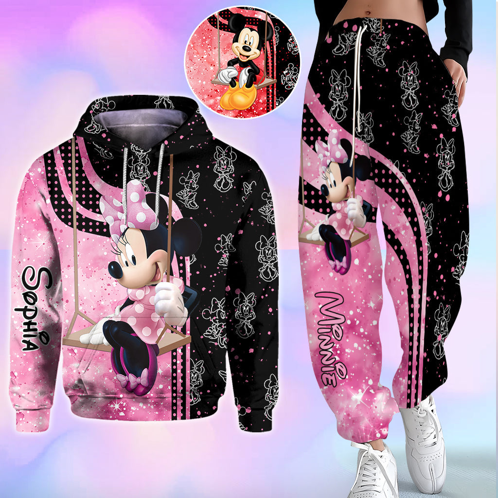 Personalized Minnie Mouse Hoodie & Sweatpants Gift for Her