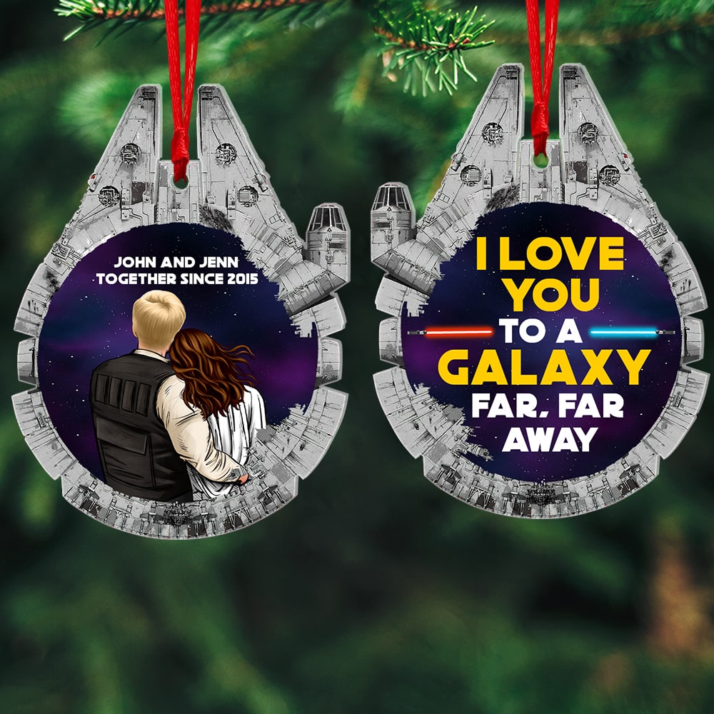Personalized Acrylic Ornament for Couples | Unique Love Gift