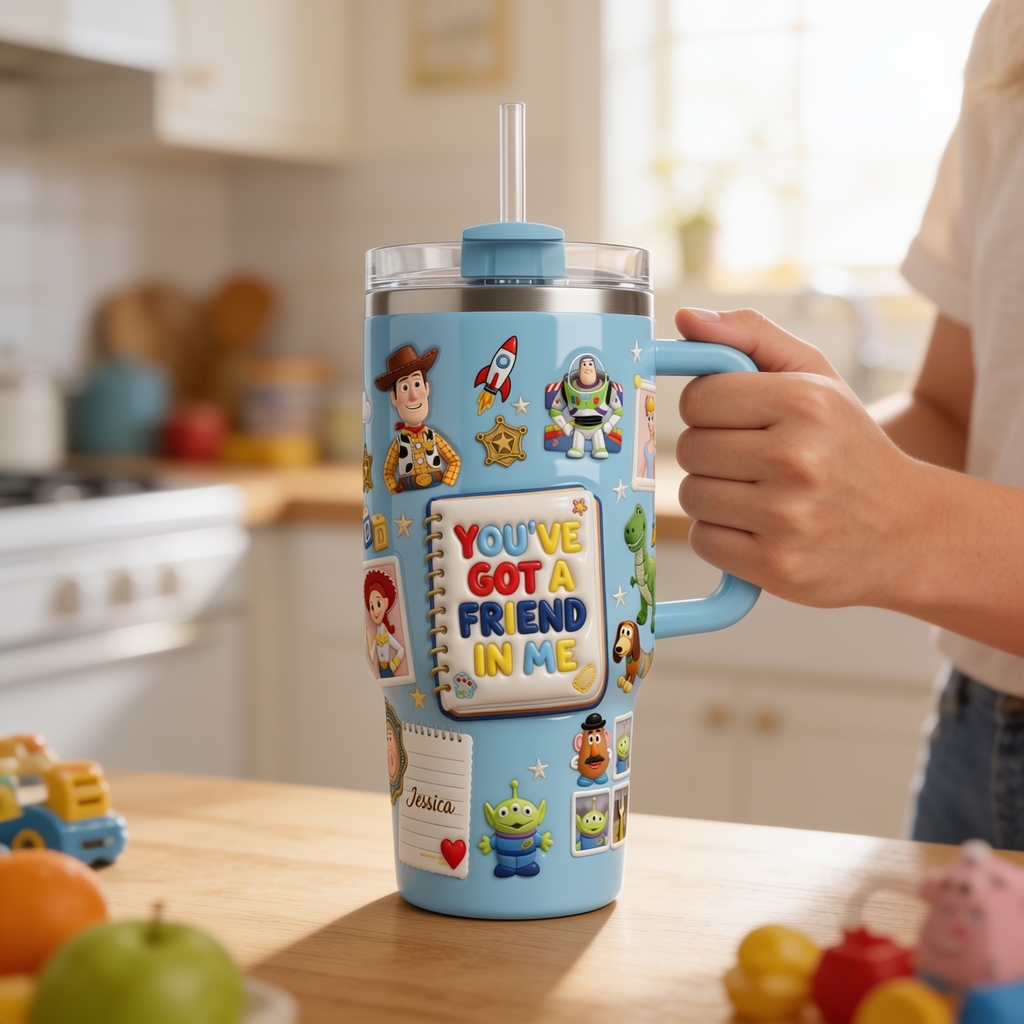 Personalized You’ve Got A Friend In Me Tumbler Gift for Movie Fans