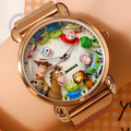 Personalized Women's Watch with Custom Charms - Gift for Movie Fans