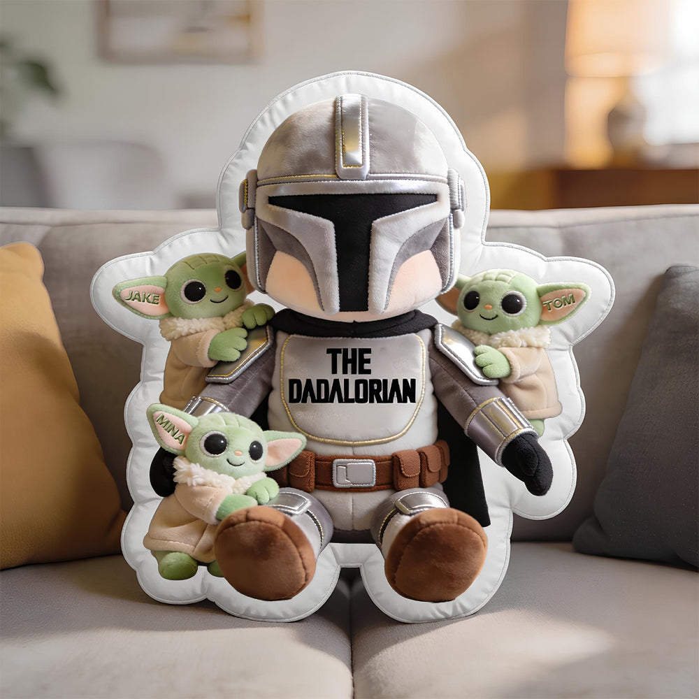 Personalized The DADALORIAN Pillow Custom Name Gift for Dad