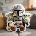 Personalized The DADALORIAN Pillow Custom Name Gift for Dad