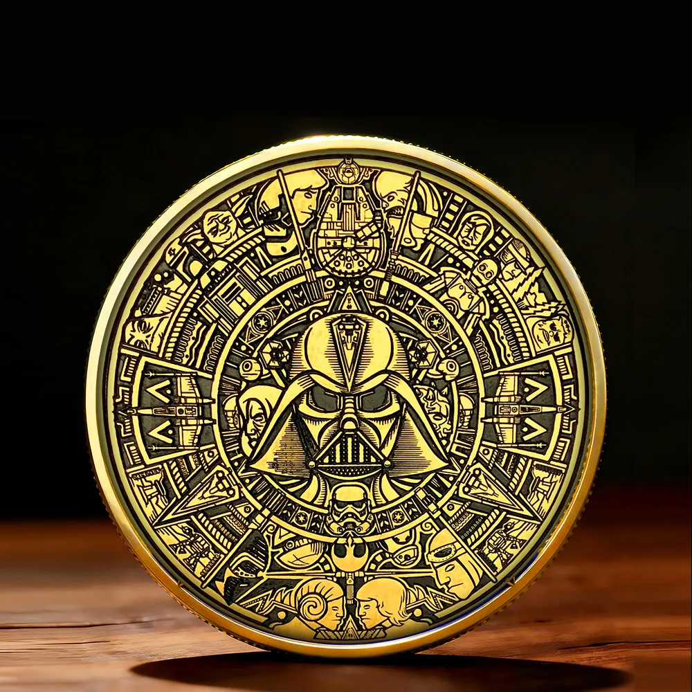 Personalized Galaxy Star Commemorative Coin Gift for Movie Fans