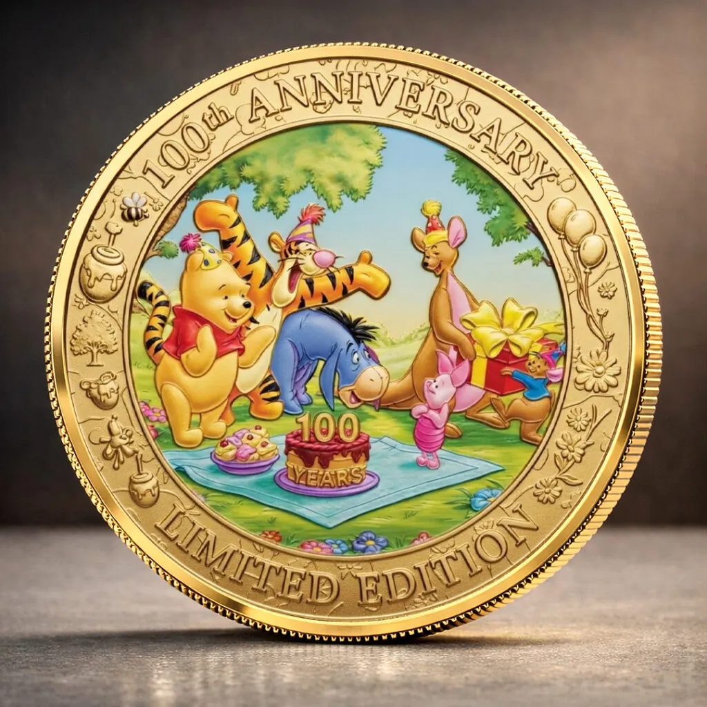 Personalized 100th Anniversary Friendship Coin Gift for Movie Fans
