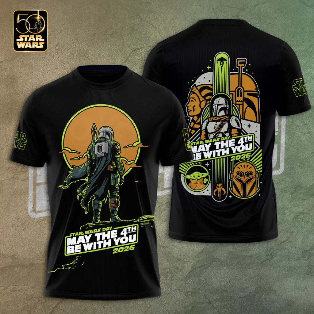 Personalized Star Wars May the 4th All Over Shirt Gift for Fans