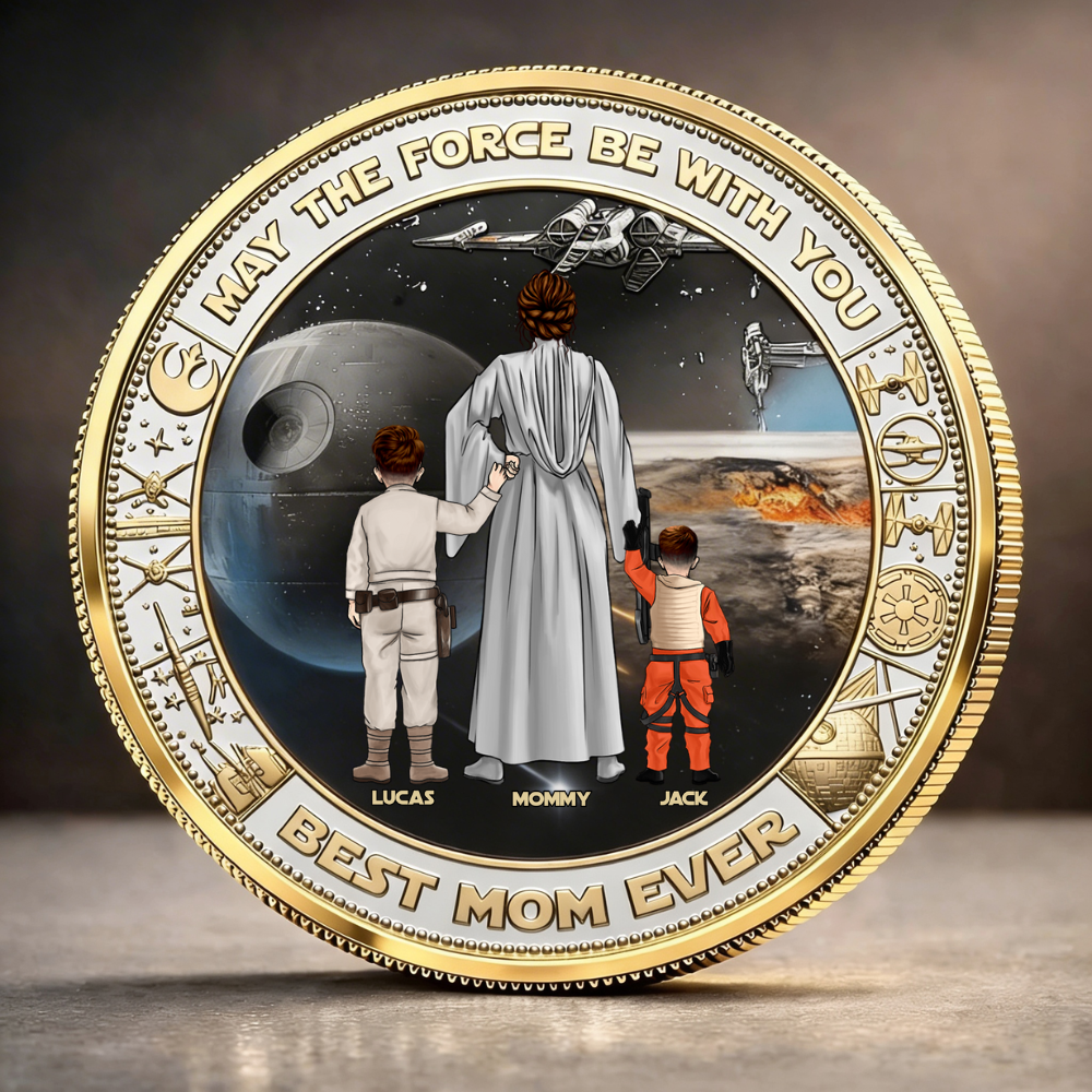 Personalized Best Mom Ever Commemorative Coin Gift for Mom Coin GradoCreations