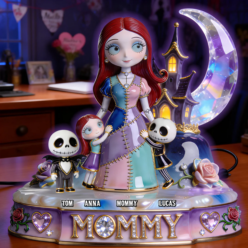 Personalized Spooky Mom Light Box Gift for Mother's Day