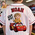 Personalized Kids Baseball Jersey Custom Photo Gift for Back to School