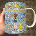 Personalized PokéMom Mug Best Mom Ever Gift for Mother's Day Mug GradoCreations