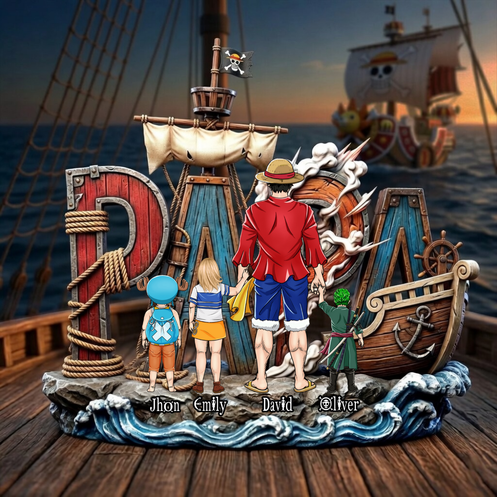 Personalized Adventure Dad Acrylic Plaque Custom Gift