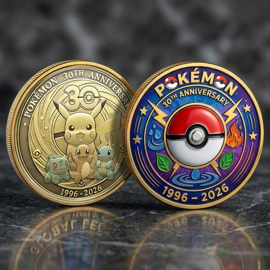 Personalized 30th Anniversary Pokémon Coin Custom Gift