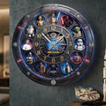 Personalized Star Wars Characters Wall Clock Family Gift Wall Hanging Clock GradoCreations