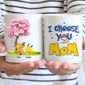 Personalized I Choose You Mom Mug Custom Gift for Mother's Day Mug GradoCreations