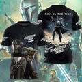 Personalized Galactic Tracker Shirt for Movie Fans - Custom Name AOP Tee