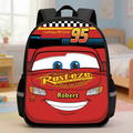 Personalized Lightning McQueen Kids Backpack & Lunch Set for School
