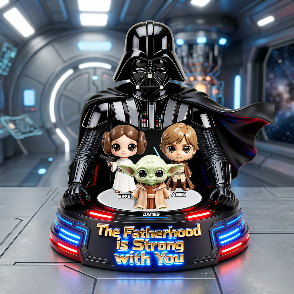 Personalized Acrylic Plaque Gift for Dad - Star Wars Theme