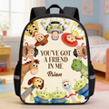 Personalized Cartoon Backpack Lunch Bag Pencil Case Set for Girls