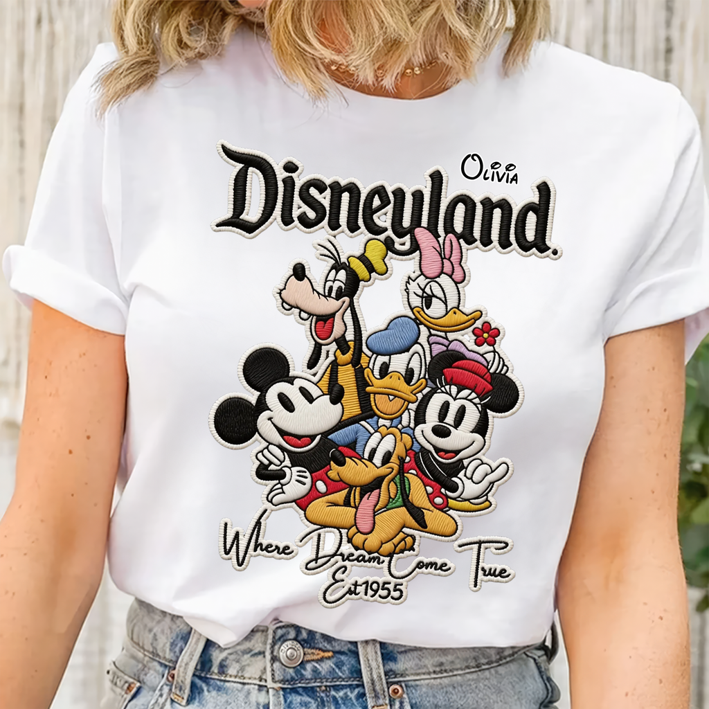 Personalized Disney Family Matching Shirt Custom Name Gift Cotton Apparel GradoCreations