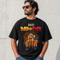 Personalized Best Dad Ever T-Shirt Custom Family Names Gift