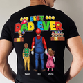 Personalized Mrio Gaming Best Dad Ever Shirt Gift for Dad Cotton Apparel GradoCreations