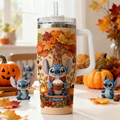 Personalized Autumn Tumbler with 3D Effect for Fall Vibes