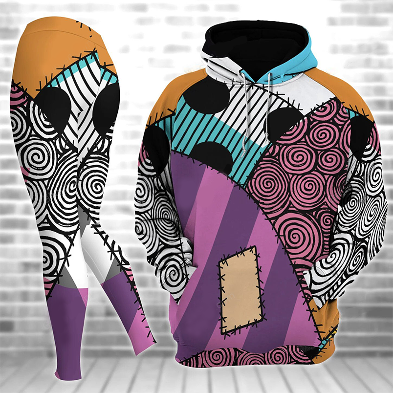 Personalized Spooky Dress Hoodie and Leggings Set for Halloween or Christmas Gift