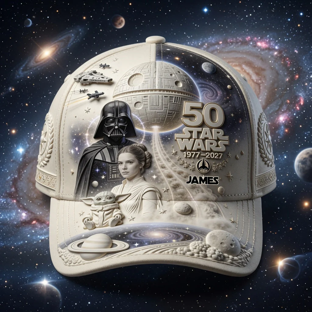 Personalized Star Wars 50th Anniversary Classic Cap Gift for Movie Fans Classic Cap GradoCreations